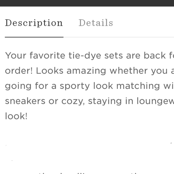 In Mystery Bundle 2PC SET B&W  tie die shorts outfit set LOUNGE SETS - Picture 7 of 7